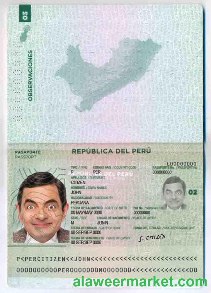 Peru passport